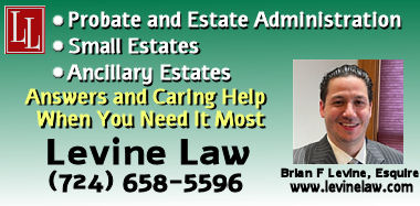 Law Levine, LLC - Estate Attorney in Mifflin County PA for Probate Estate Administration including small estates and ancillary estates